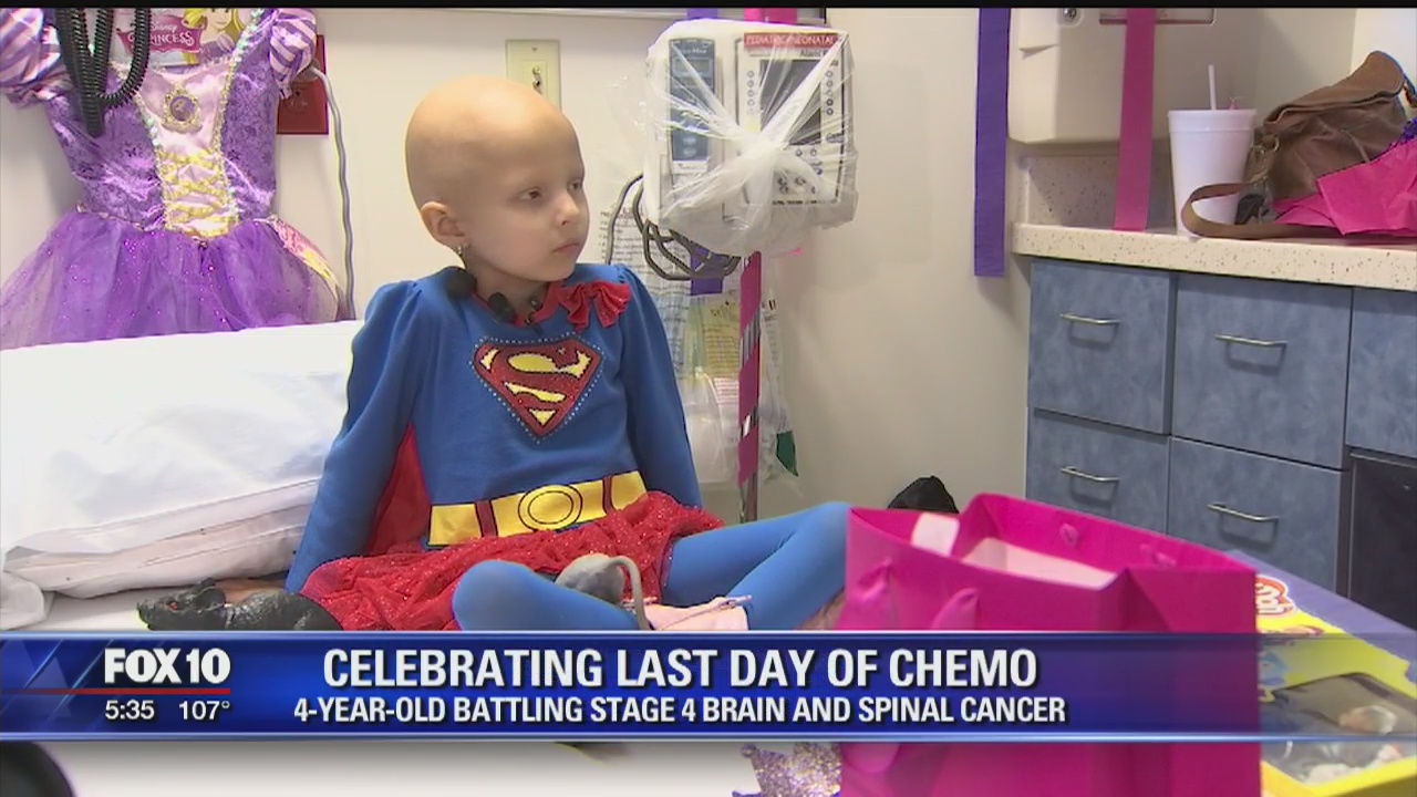 4-year-old finishes last round of chemo