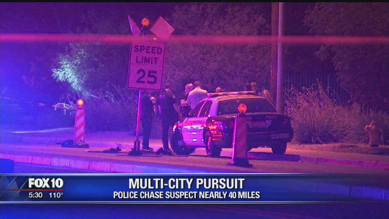 Suspect in custody following police chase, officer-involved shooting