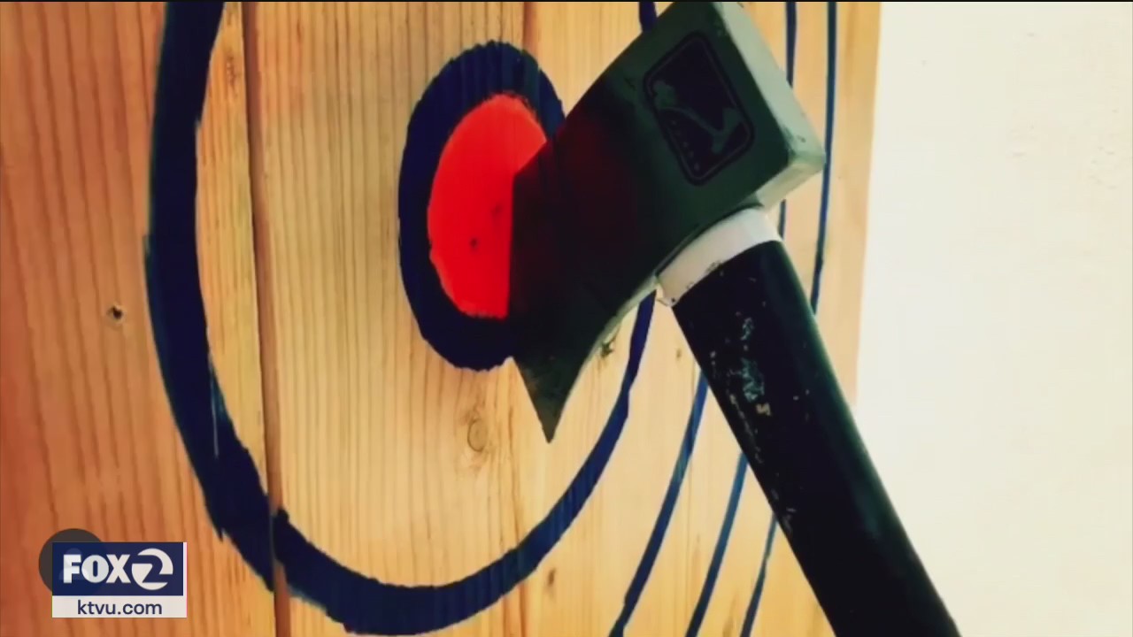 Axe throwing becomes popular during coronavirus pandemic