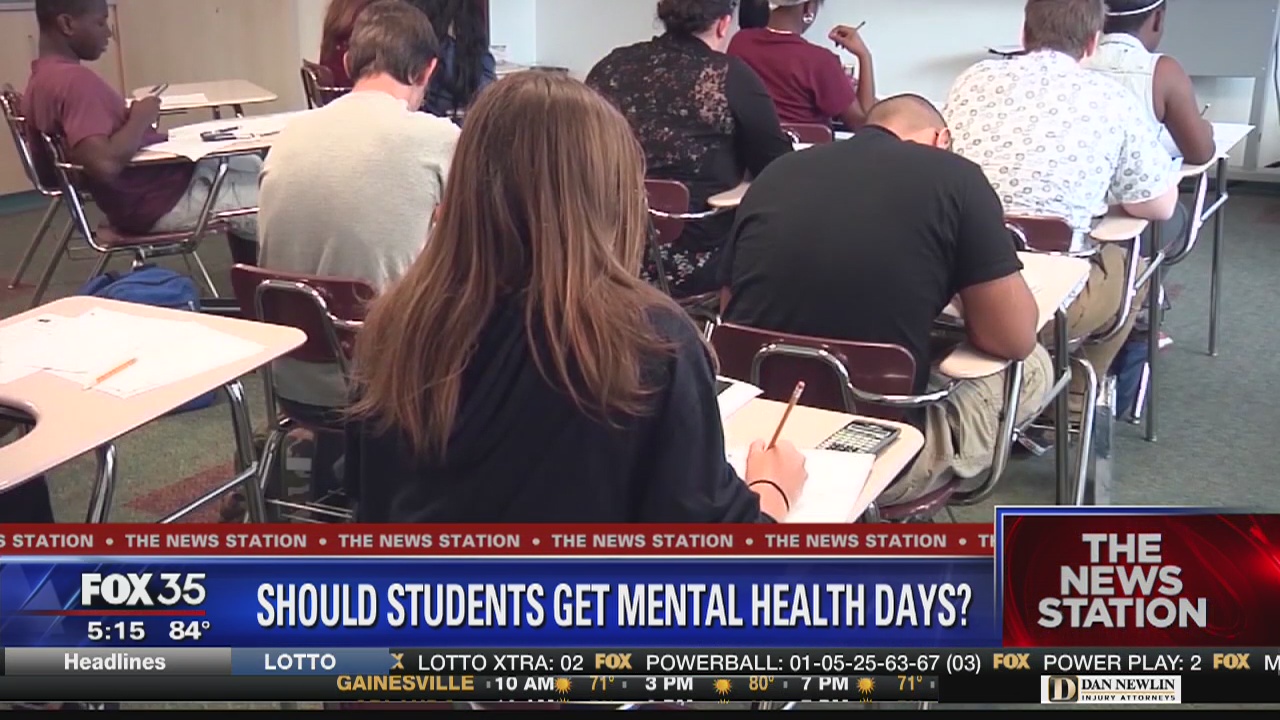 Legislation calls for mental health days for students