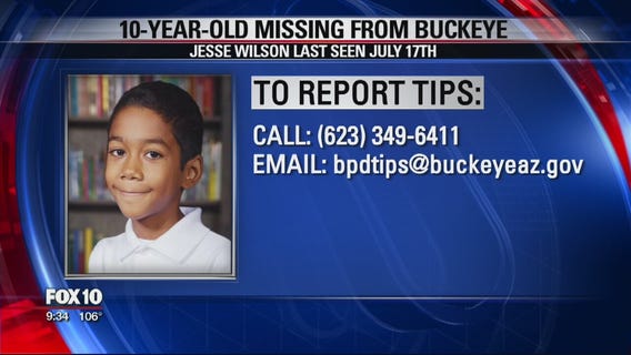 10-year-old boy still missing from Buckeye