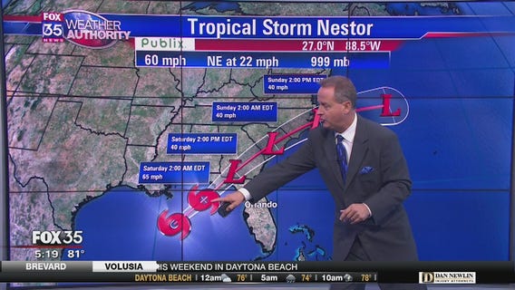 Nestor zeroing in on Florida Panhandle coast