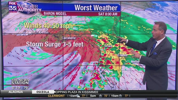 Nestor sends heavy rains onto Florida Panhandle