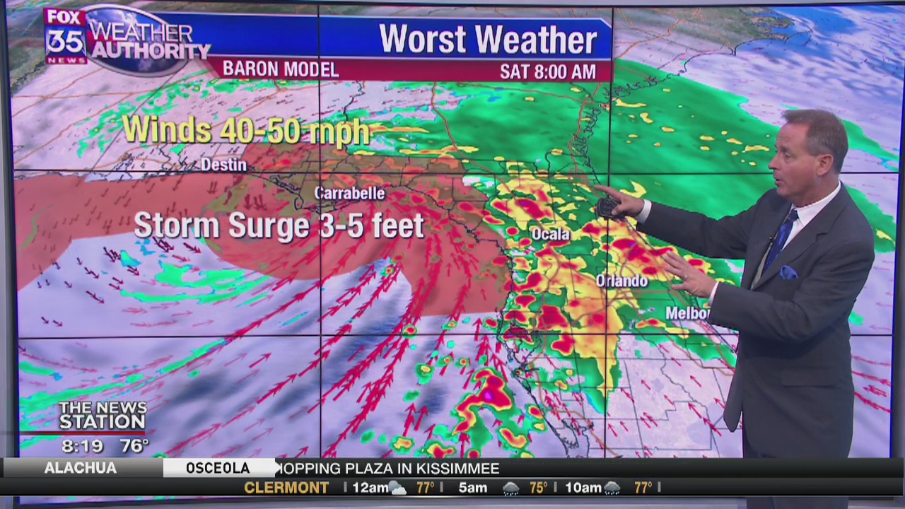 Nestor sends heavy rains onto Florida Panhandle