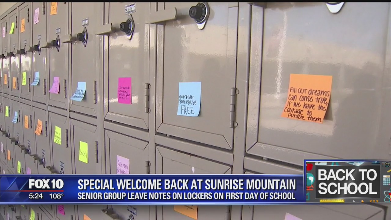 Welcome back surprise for Sunrise Mountain students