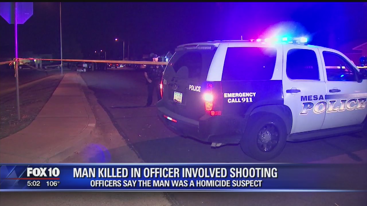 Deadly officer-involved shooting in Mesa