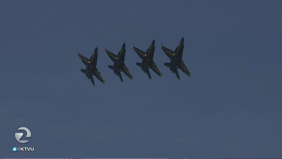 Tens of thousands flood into San Francisco for U.S. Navy Blue Angels airshow