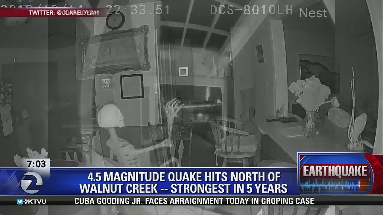 4.5 earthquake rattles the East Bay, residents report spilled sauce, fallen mirrors