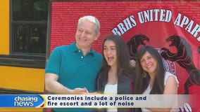 A high school principal finds a unique way to celebrate his seniors