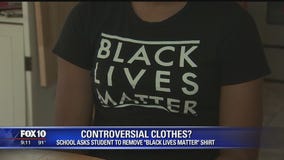 School asks student to remove "Black Lives Matter" shirt