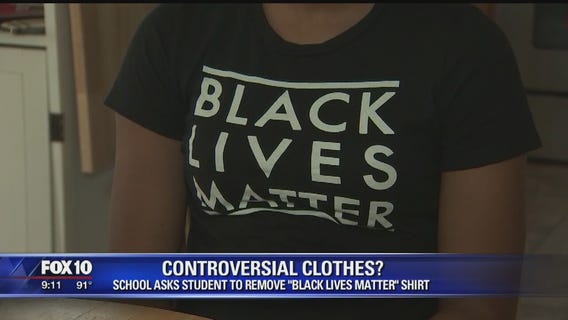 School asks student to remove "Black Lives Matter" shirt