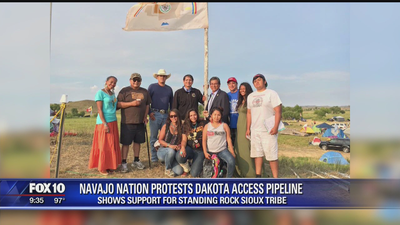 Navajo Nation joins protest of Dakota Access Pipeline