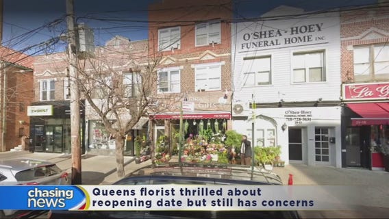 Queens florist thrilled about NYC reopening but still has concerns