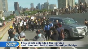 Young NYC couple shares thoughts about Floyd memorial