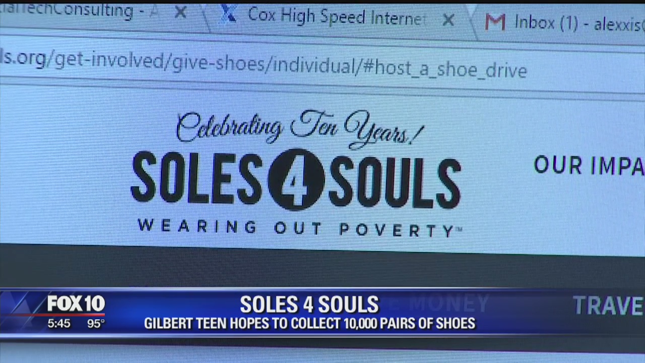 Soles 4 Souls: Girl collects shoes to help people worldwide