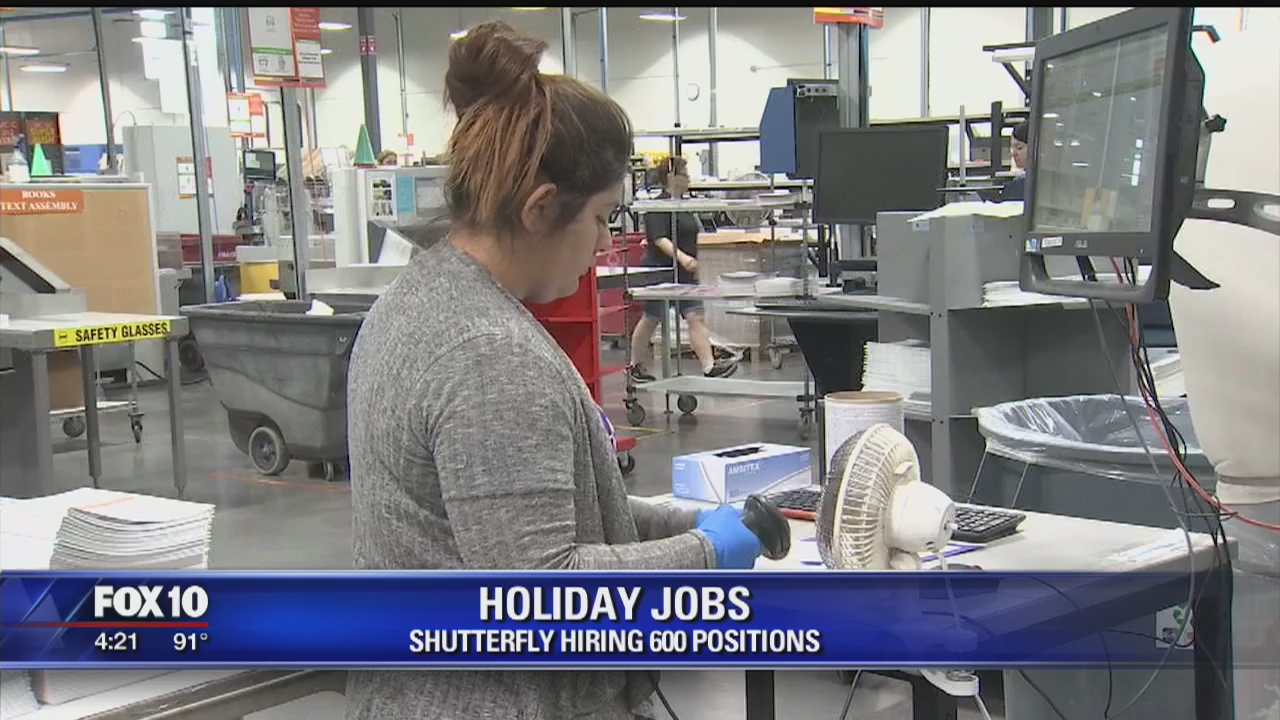 Shutterfly is now hiring for the holidays