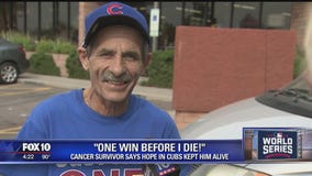 Valley cancer survivor says hope in Cubs kept him alive