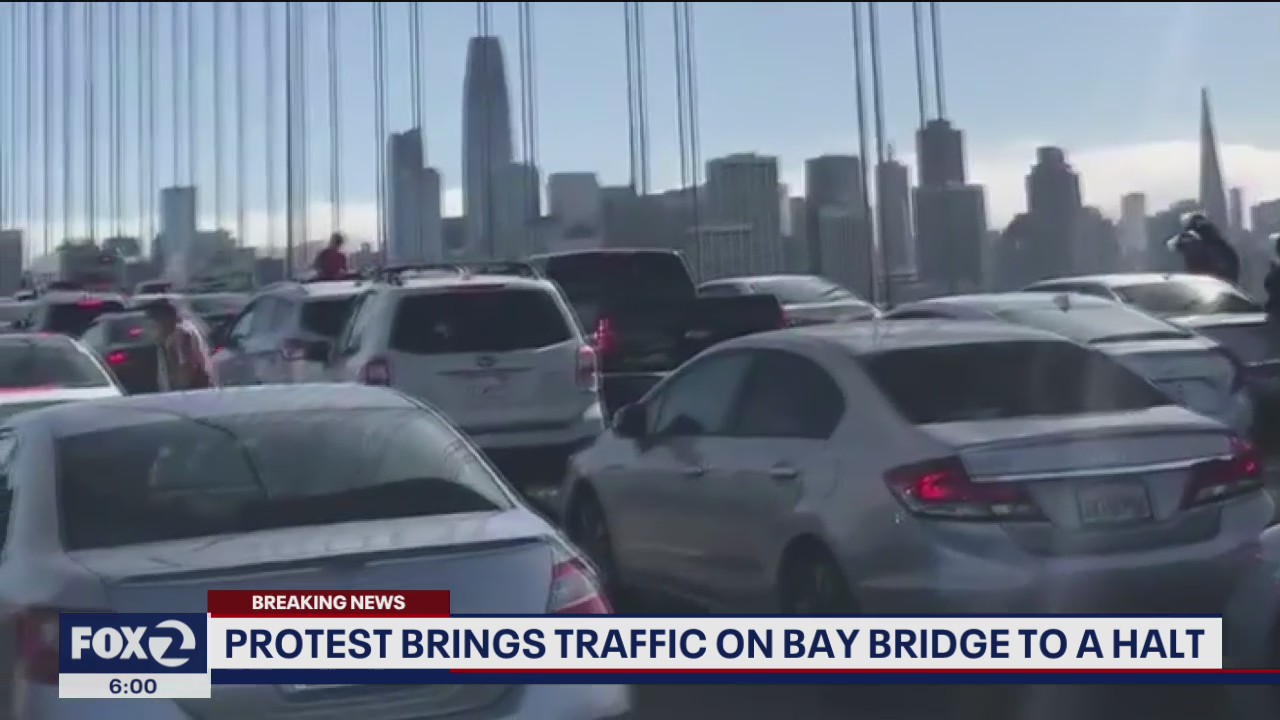 Protest on the Bay Bridge