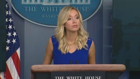 White House Press Secretary Kayleigh McEnany provides a Friday news briefing
