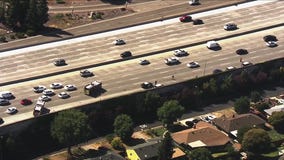 SkyFOX over Thursday afternoon crash on I-680 in Concord