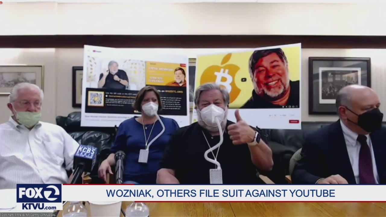 Steve Wozniak among 18 to file lawsuit against YouTube