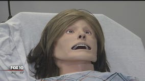 Medical mannequins give students a chance to practice their skills