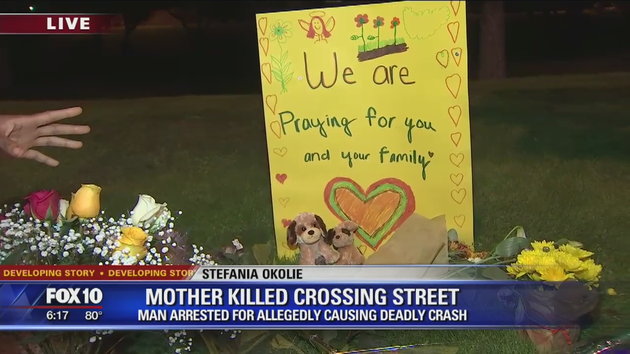 Mother killed while crossing the street