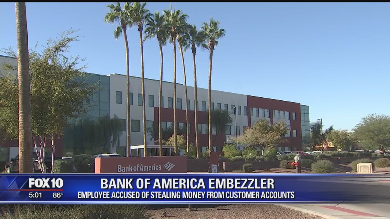 Chandler BofA employee accused of embezzlement