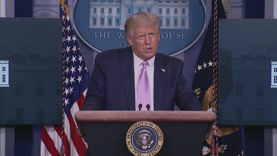 President Donald Trump holds Wednesday afternoon news conference