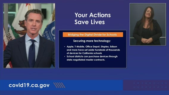 Gov. Gavin Newsom provides Friday update on coronavirus in the state