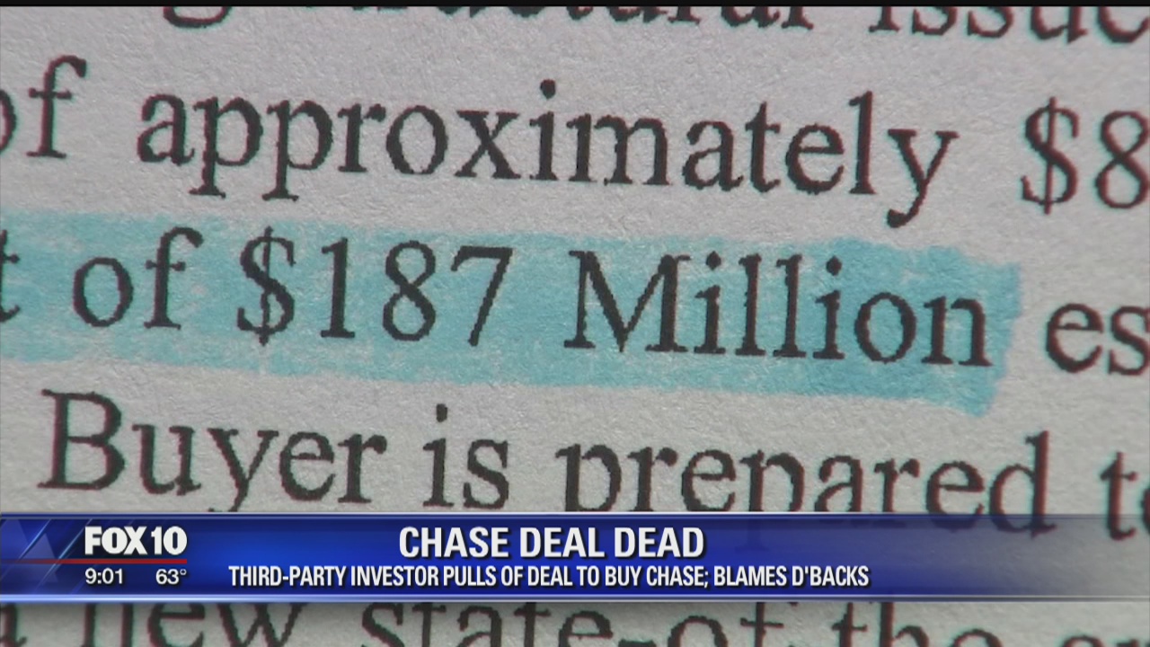3rd party investor pulls deal to buy Chase Field