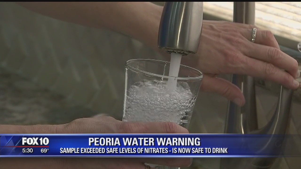Peoria water sample exceeded safe levels of nitrates