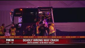 Deadly wrong-way crash shuts down I-10