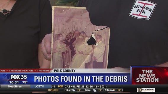 Wedding photograph found in tornado debris