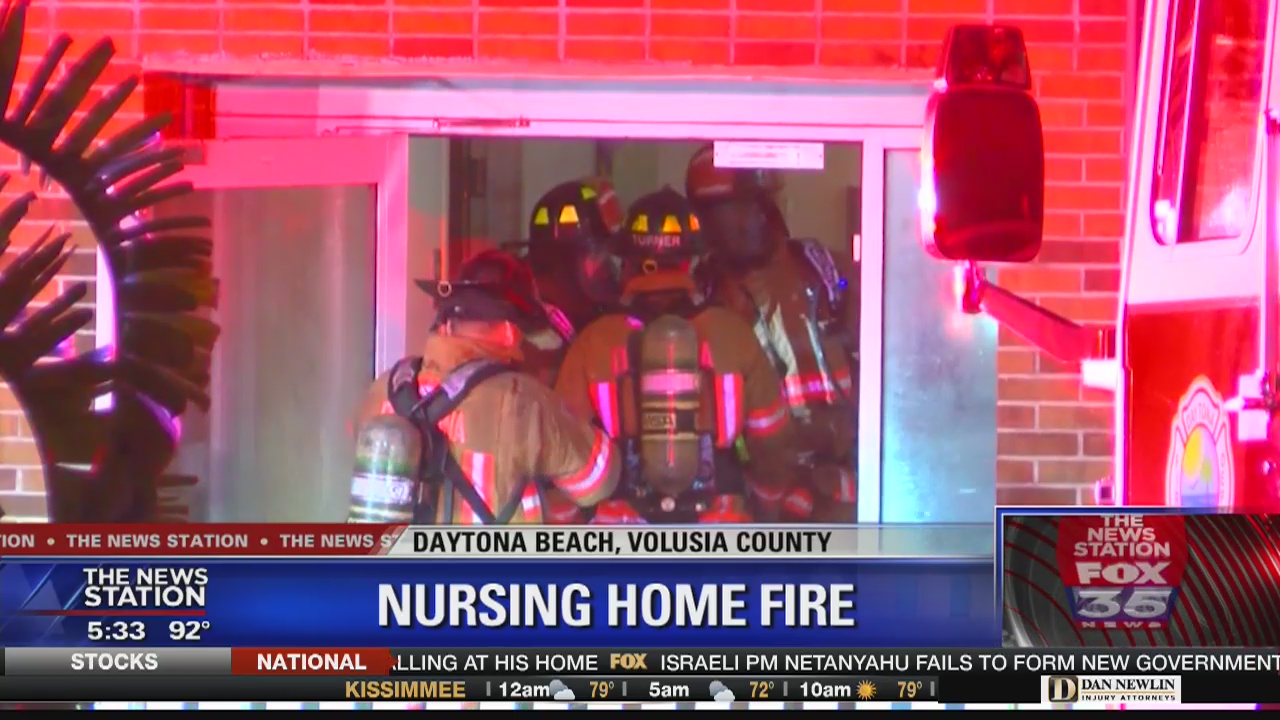 Residents of nursing home rescued from fire