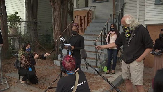 Moms 4 Housing holds a Friday press conference