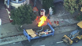 Natural gas leak starts fire in San Francisco, prompts evacuations