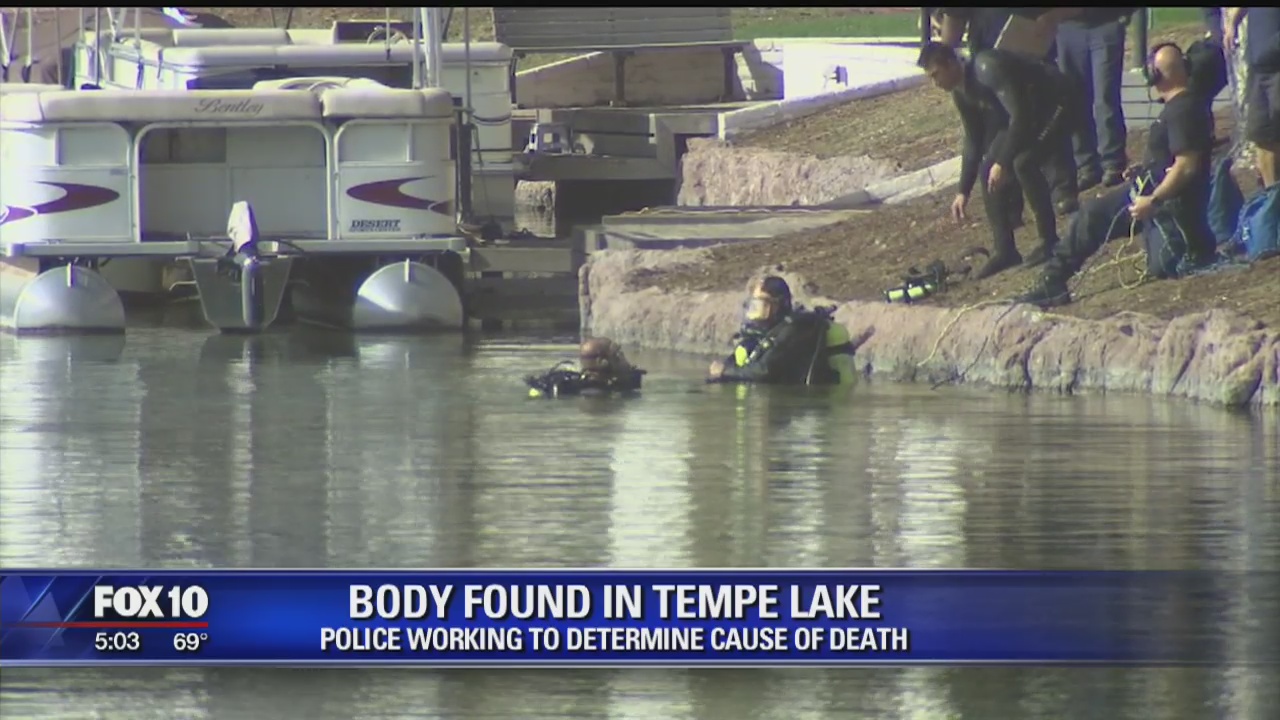 Body recovered from a lake behind Tempe home