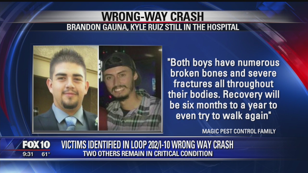 2 killed, 2 injured in wrong-way crash | FOX 10 Phoenix