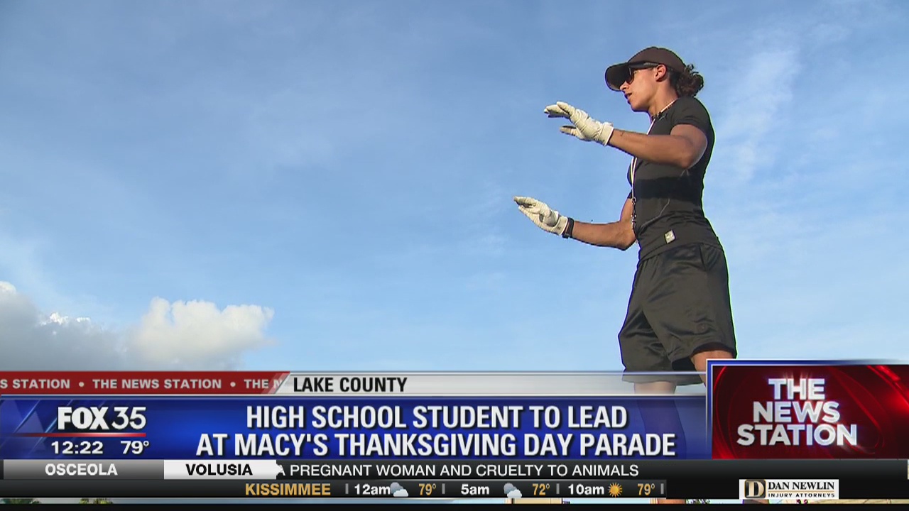 Leesburg HS drum major going to Macy?s Thanksgiving Parade
