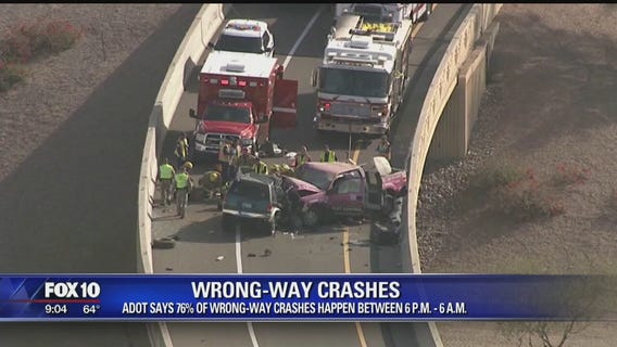 Wrong-way crash: 2 killed, 2 seriously injured