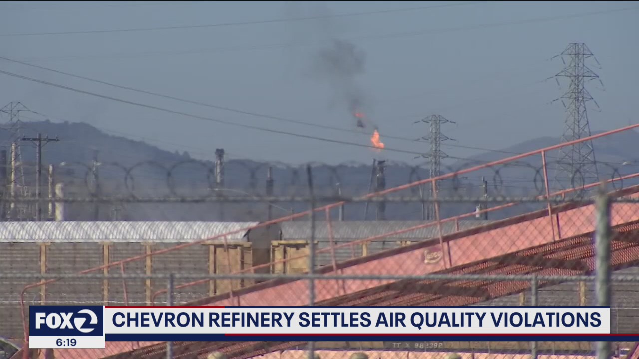 Chevron refinery settles air quality violations
