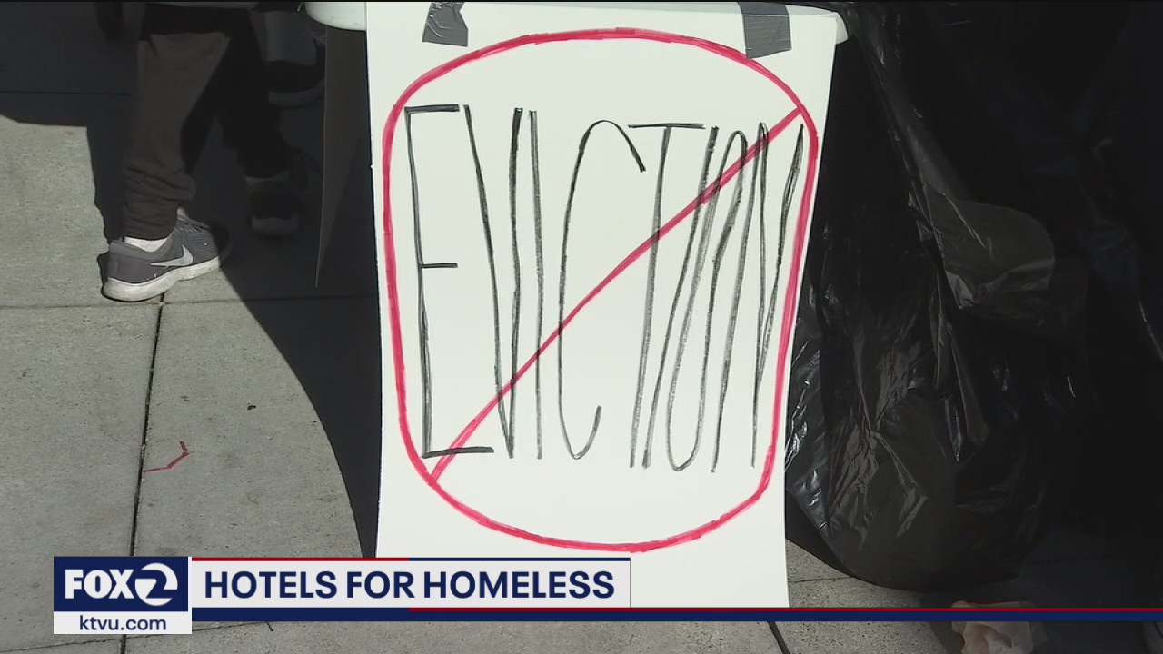 Housing Advocates Protest SF Temporary Homeless Housing Plan