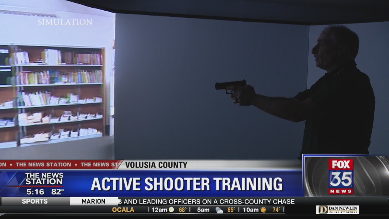 Volusia County deputies undergo training in active shooter simulator