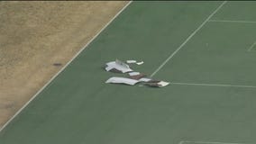 Aftermath of United Airlines Flight 328 - Boeing 777 engine explodes over Colorado neighborhood