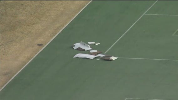 Aftermath of United Airlines Flight 328 - Boeing 777 engine explodes over Colorado neighborhood