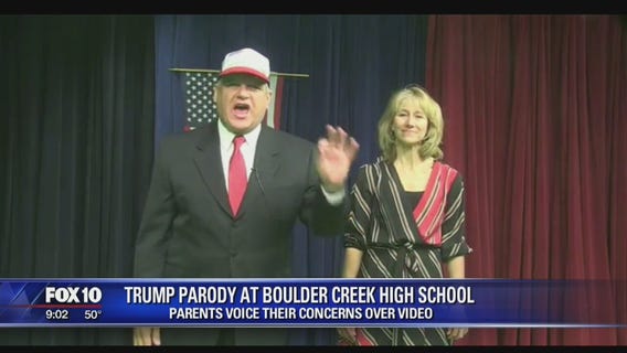 Parents voice their concerns over Trump parody video