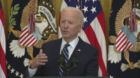 President Joe Biden holds his first press conference since taking office