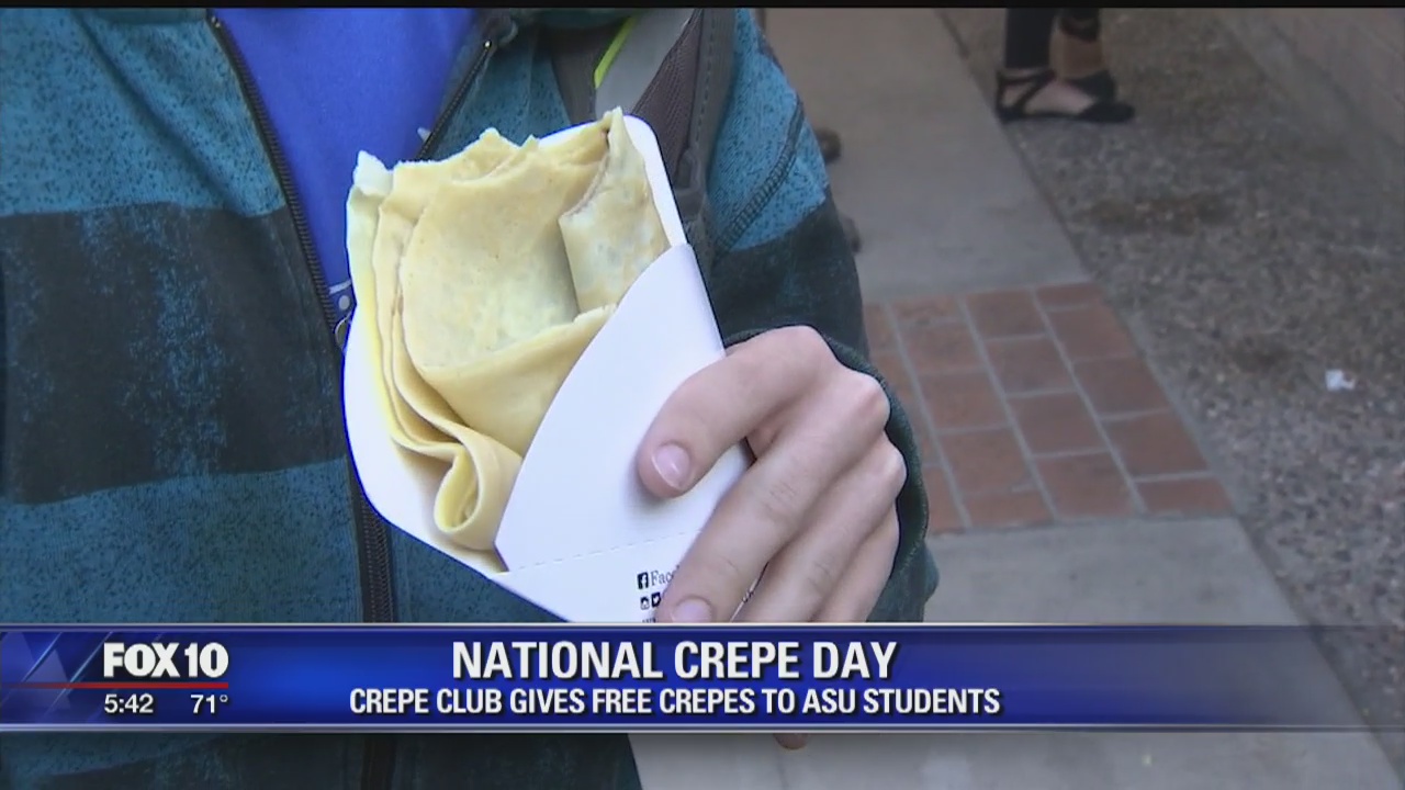 ASU grads say thanks on 'National Crepe Day'