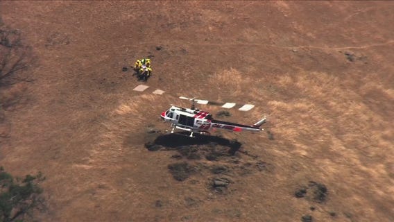 Vehicle plunges off hillside near Lick Observatory
